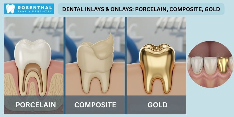 Porcelain, Composite, or Gold: Which Inlay or Onlay Is Right for You?